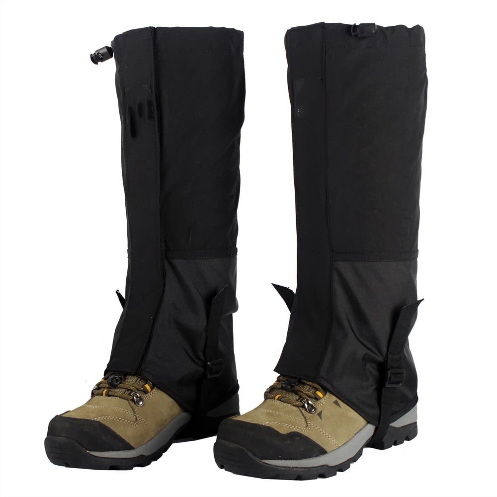 Xusx111 - Gators Impermeables Para Botas De Senderismo Y Zapatos Gaiters De Piernas Ajustables Ligeros Para Hombres Mujeres Gaiters Para Senderismo Snowshoeing (solo Los Protectores De Piernas Están D