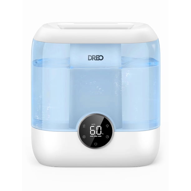 Humidificador Dreo de 6 litros con relleno superior, silencioso, de gran tamaño, color azul