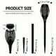 thumbnail image 4 of 1/2/4/6/8/10pcs Solar Flame Torch Lights Flickering Light Waterproof Garden Decoration Outdoor Lawn Path Yard Patio Floor Lamps, 3x3x20.6in, 4 of 4