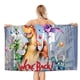 thumbnail image 1 of ¡Estamos de Vuelta! Toalla de playa de secado rápido con diseño temático, regalo para mujeres y niñas, ideal para cumpleaños, fans, amantes de la música, uso en la playa o al aire libre, 78 × 150 cm, 1 of 6