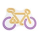 thumbnail image 3 of Señal de neón para bicicleta, señal de luz de neón, lámpara artística de pared, telón de fondo USB decorativo, señales LED, luz nocturna para ventana,, 3 of 5