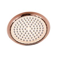 Bothyi - Cabezal De Ducha Tipo Lluvia Fácil De Instalar Ducha Retro Resistente Acero Inoxidable Oro Rosa