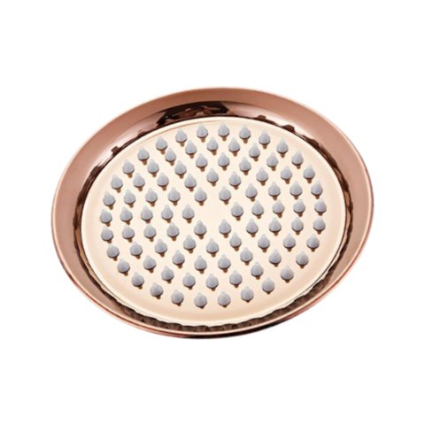 Bothyi - Cabezal De Ducha Tipo Lluvia Fácil De Instalar Ducha Retro Resistente Acero Inoxidable Oro Rosa