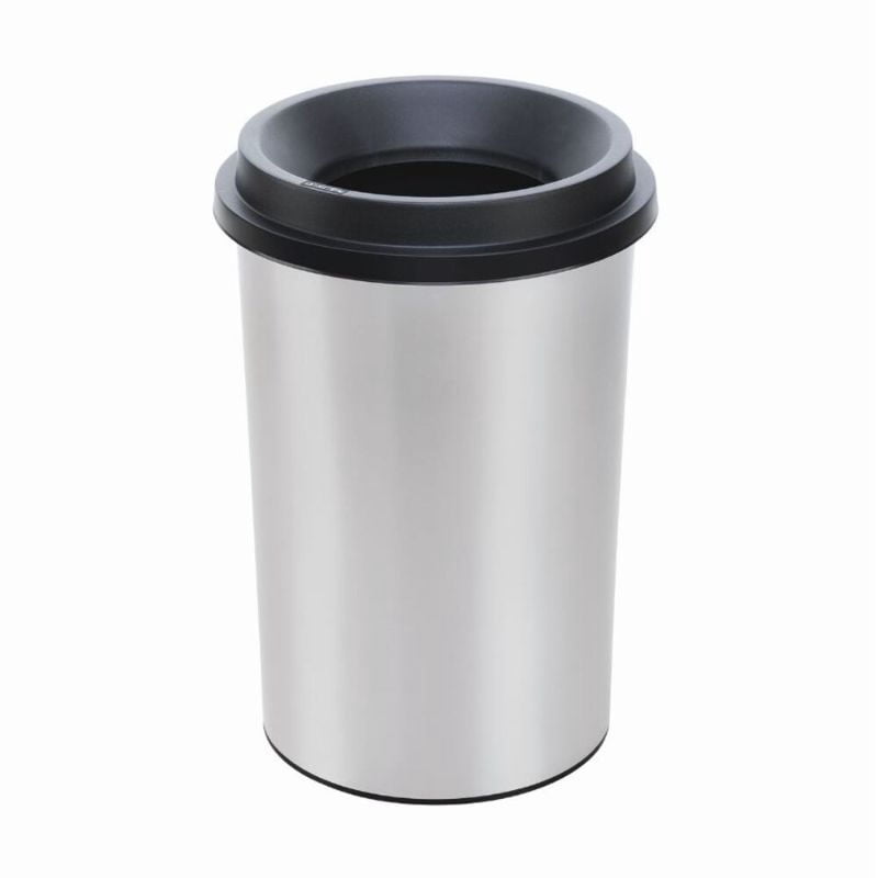 Rimax - Basurero 50 Lt De Metal