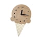 thumbnail image 4 of Mini Reloj De Pared Helado Hogar Reloj Colgante De Madera Para Decoración De Pared Del Hogar Marrón, 4 of 5