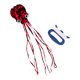 thumbnail image 1 of Hermosas Cometas Grandes De Pulpo Suave Con Línea De Vuelo De 30 M Para Park Beach Red Black, 1 of 5