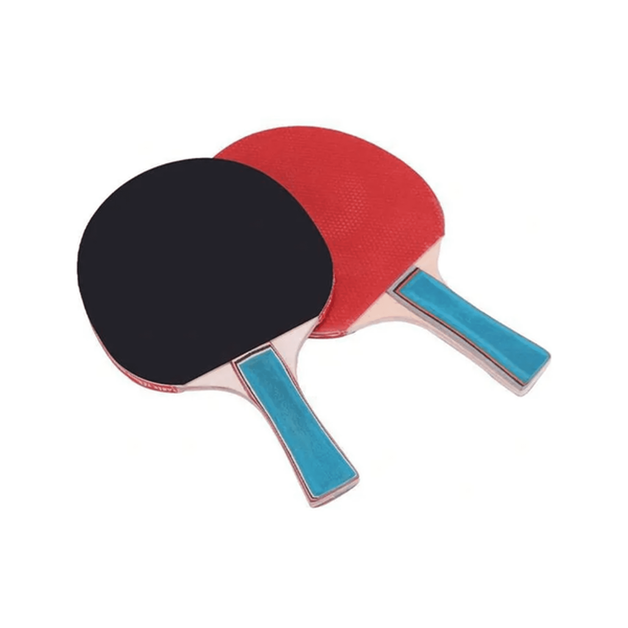 Genérico - Pack De 2 Paletas De Ping Pong 3 Star Roja Y Negro