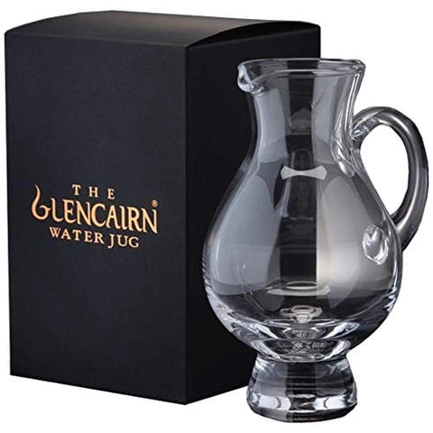 Jarra De Agua Para Whisky En Vidrio Glencairn En Caja De Regalo