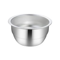 Bothyi - Cuenco De Acero Inoxidable Para Huevos Al Vapor, Cuenco Reutilizable Para Mezclar Sopa, Cereales, Ensalada, 12Cm