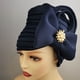 thumbnail image 1 of Elegant Faux Pearl Turban Cap with Adjustable Bow - Trendy Multi-Layered Hijab for Women's Hair Accessories, 1 of 5