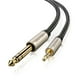 thumbnail image 2 of Cable De Audio Jack 3.5mm/Jack 6.3 Estereo M/M 2m Negro Ugreen Av127, 2 of 2
