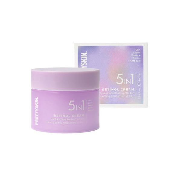 Crema PRETTYSKIN 5 en 1 con Retinol 50 ml
