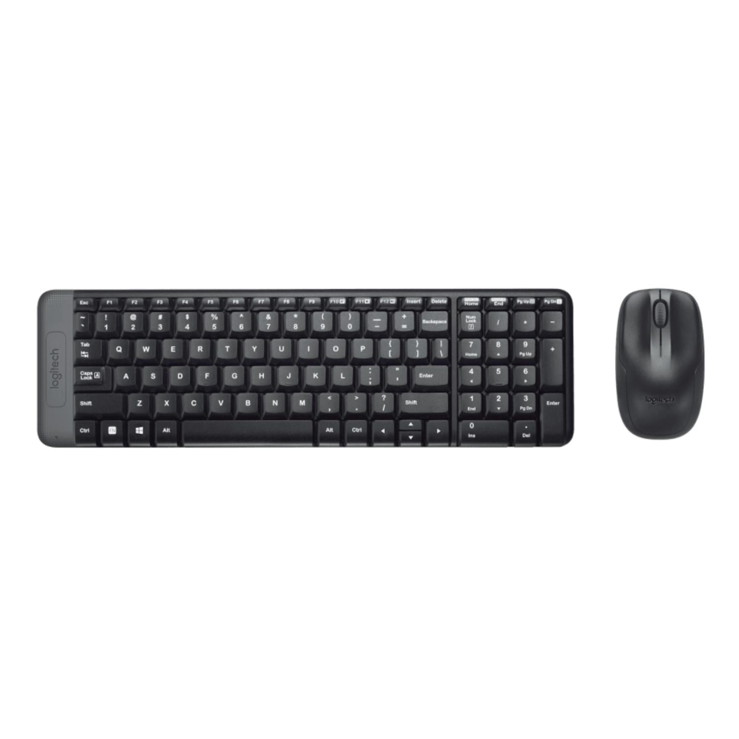 Logitech - Kit Teclado Y Mouse Inalambrico Usb Negro Mk220
