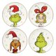 thumbnail image 1 of Juego de 4 platos decorativos Lenox Grinchmas, 1 of 8