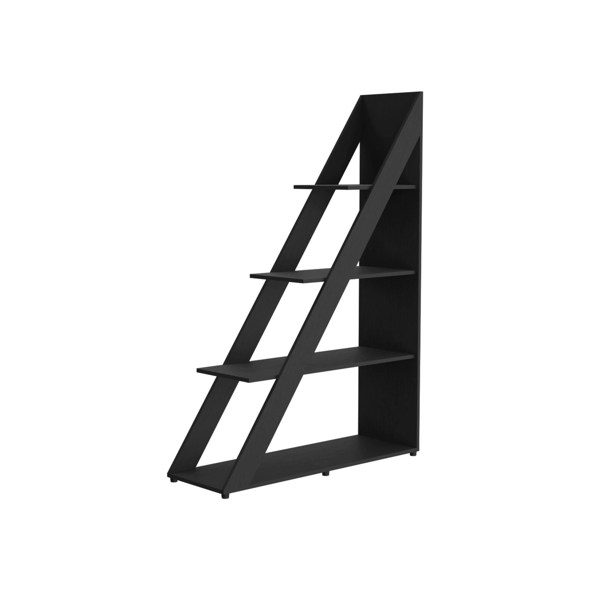 Tuhome - Biblioteca Diagonal Lorain 3 Repisas Wengue