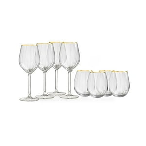 Royal Leerdam - Set 4 Copas 500 Ml + Vasos 440 Ml Dorado Scarlett