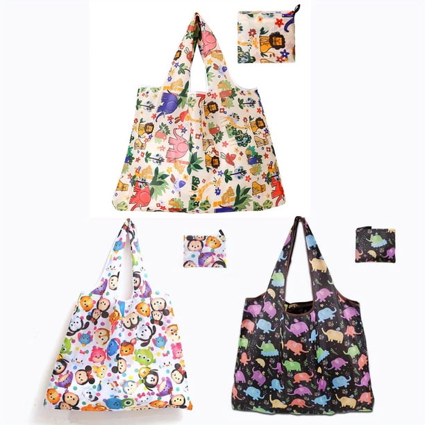 3 Pack Reusable Shopping Bags Groceries Large Bulk Machine Washable Reusable Grocery Bags For Christmas Gifts