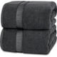 thumbnail image 1 of Toalla de baño Utopia Towels Luxurious Jumbo, 100% algodón, 600 g/m², color gris, 1 of 2