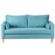 thumbnail image 1 of Sofa Sky 3 Cuerpos Felpa 01 Turquesa, 1 of 5