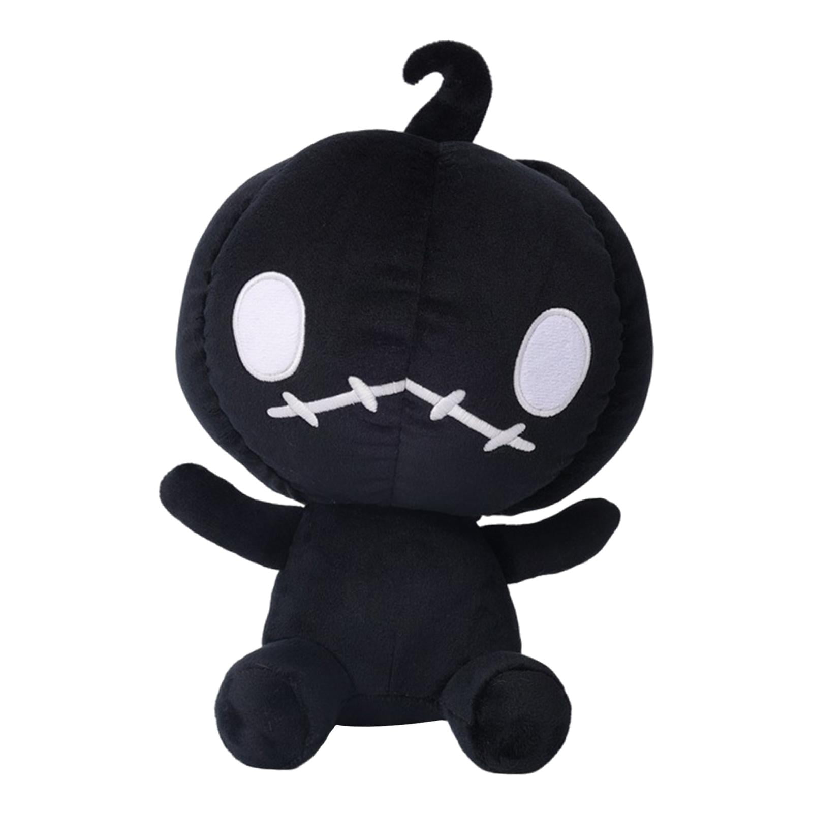 Magideal - Calabaza De Peluche De Juguete Calabaza De Peluche De Juguete Almohada De Calabaza Accesorios De Fotografía Adorable Almohada De Peluche Con Forma De Negro