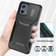 thumbnail image 2 of Funda Resistente para Motorola Moto G 4G 2023 con Tapa Deslizante y Protección Militar Negro, 2 of 6