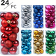 thumbnail image 3 of X24 Esferas Navidad Decorativa Adorno Navideño Bambalina 4cm, 3 of 3