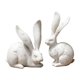 thumbnail image 1 of 2 Figuras De Conejo Decorativas Para Exterior, Interior, Patio, Alféizar De Ventana, Estilo A, 1 of 5