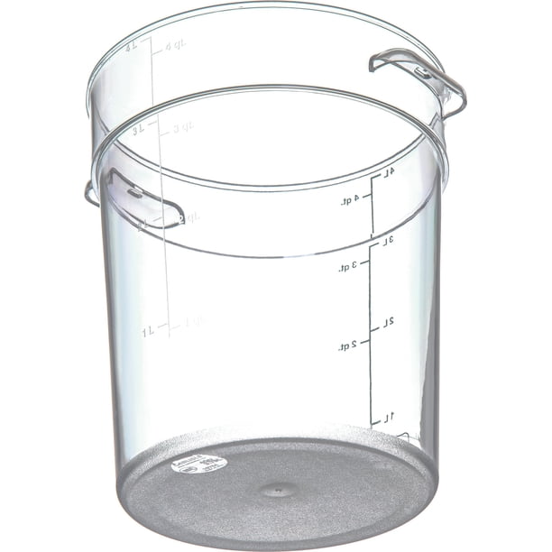 Contenedor de Almacenamiento de Alimentos Carlisle 4 L Transparente Apilable de Policarbonato