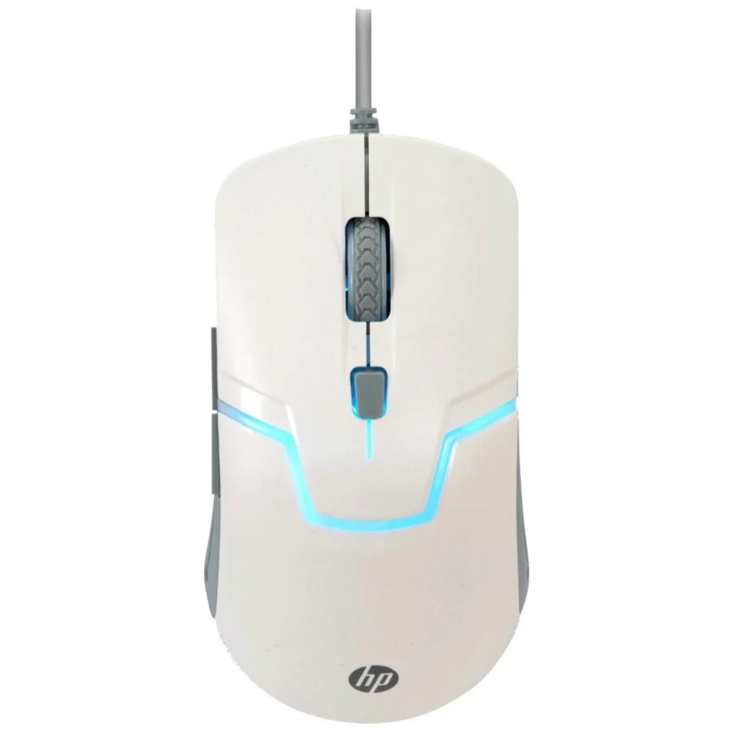 Hp - Mouse Gamer Usb 6b 3200dpi Blanco M100