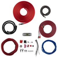 Kit De Cableado Para Instalación De Amplificadores Ds18 Ak4, Calibre 4, 1200 W