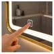 thumbnail image 3 of Espejo Led 50x70 Cm Dorado, 3 of 5