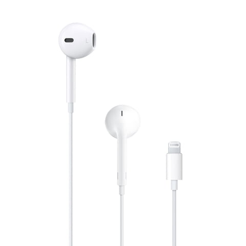 Audífonos Apple Earpods Lightning Blanco Inear Control