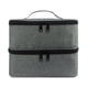 thumbnail image 2 of Bolsa De Almacenamiento De Esmalte De Uñas 30 Rejillas Para Juegos De Manicura Lápiz Labial De Aceite Esencial Gris, 2 of 3