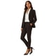 thumbnail image 2 of Conjunto de pantalones tipo blazer Marycrafts Business de dos piezas para mujer, 2 of 9