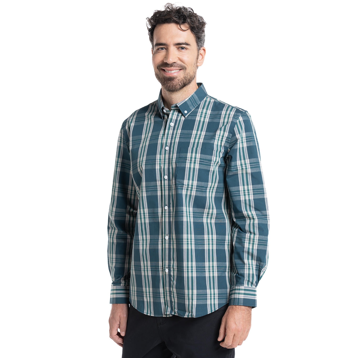 Truval - Camisa Trevira Cuadros