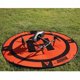 thumbnail image 2 of Plataforma de aterrizaje para drones Hoodman de 5 pies de diámetro, naranja/negra, 2 of 6