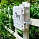thumbnail image 3 of Dispensador de bolsas para excrementos de perro, montaje en pared, exterior, impermeable, blanco, 3 of 3