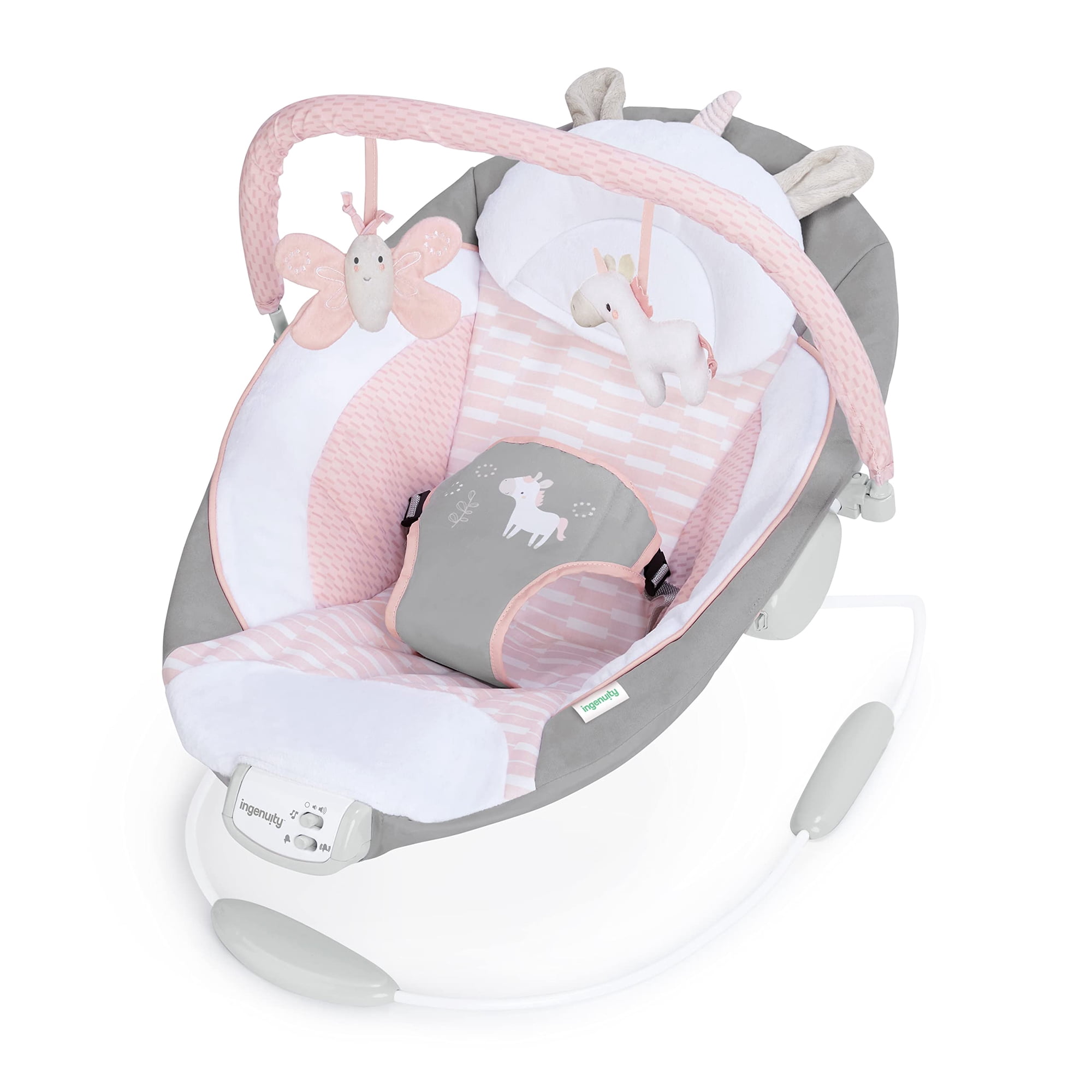 Baby Bouncer Ingenuity Soothing Con Vibraciones De 0 A 6 M (rosa)