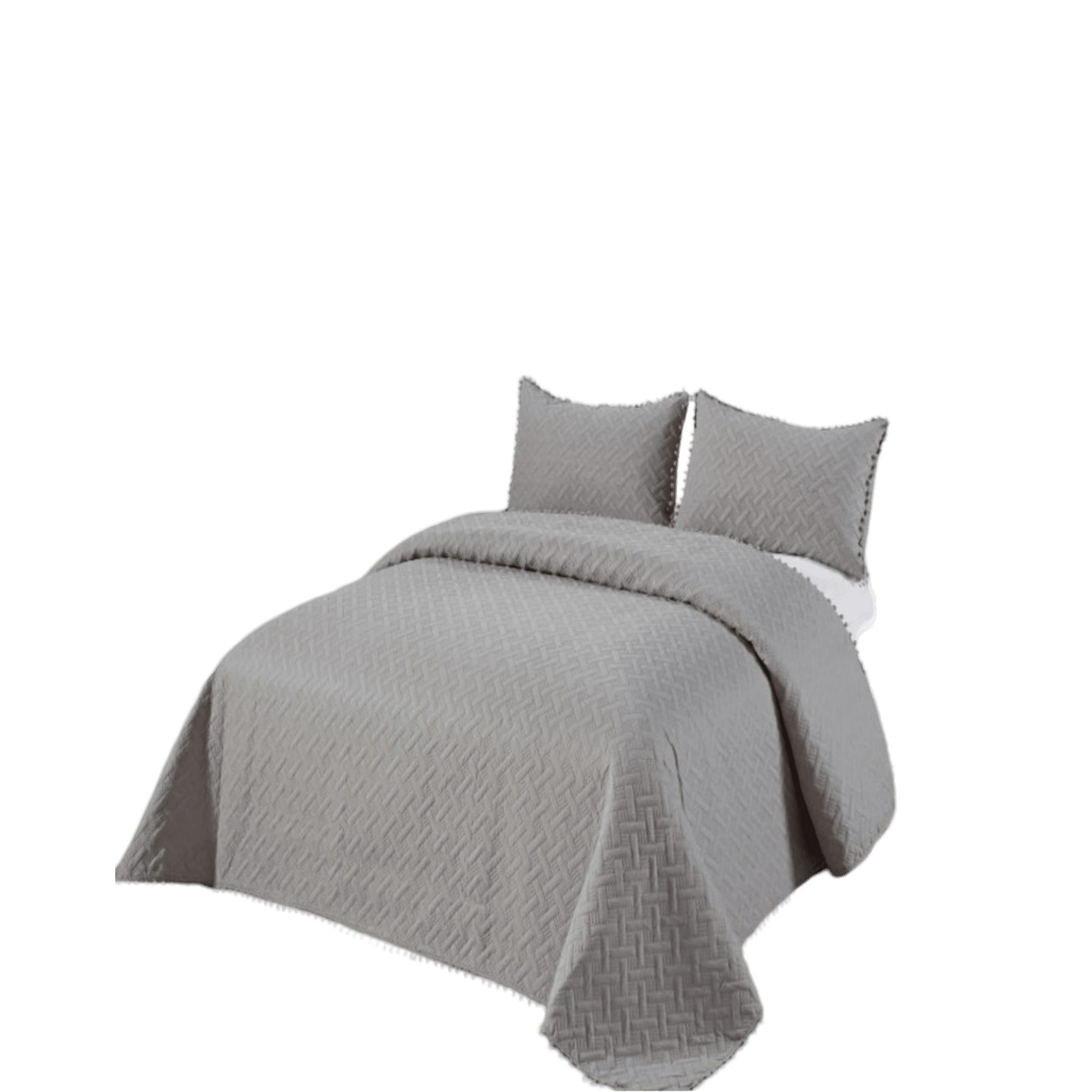 Todo Para El Hogar - Cubrecama De Verano Con Pompones - Fresco Y Elegante 2p