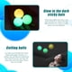 thumbnail image 2 of Pelotas Luminosas 6cm Pack 3 Glow Sticky Antiestras, 2 of 3