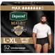thumbnail image 1 of Ropa interior para incontinencia Depend Real Fit Hombre L/XL 52 unidades, 1 of 7
