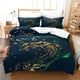 thumbnail image 1 of Deer Print Bedding Set King/Queen Size Golden Elk Life Tree Print Duvet Cover,Gilt Art Style Polyester Quilt Cover Teens Adults, 1 of 5