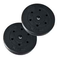 Linea Sport - Par Discos Preolímpico Pvc 5Kg C/U Total 10Kg