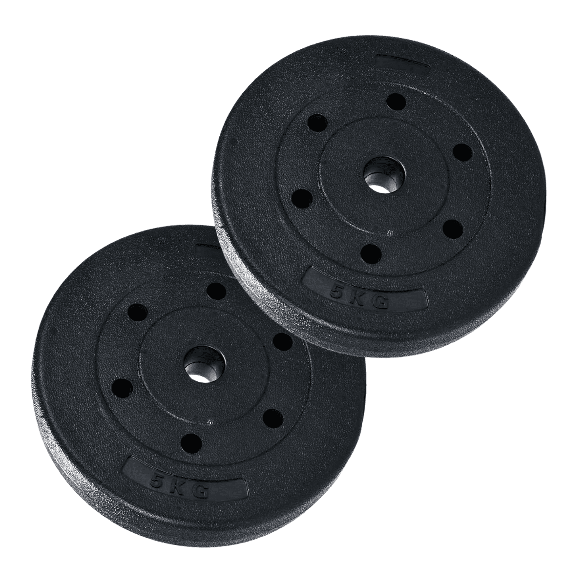 Linea Sport - Par Discos Preolímpico Pvc 5kg C/u Total 10kg