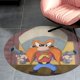 thumbnail image 4 of Sam de Yosemite Alfombra Redonda de Felpa Coral, Antideslizante, No Desprende Pelusas, Lavable y Duradera para Salón, Dormitorio y Habitación de Niños 60cm, 4 of 6