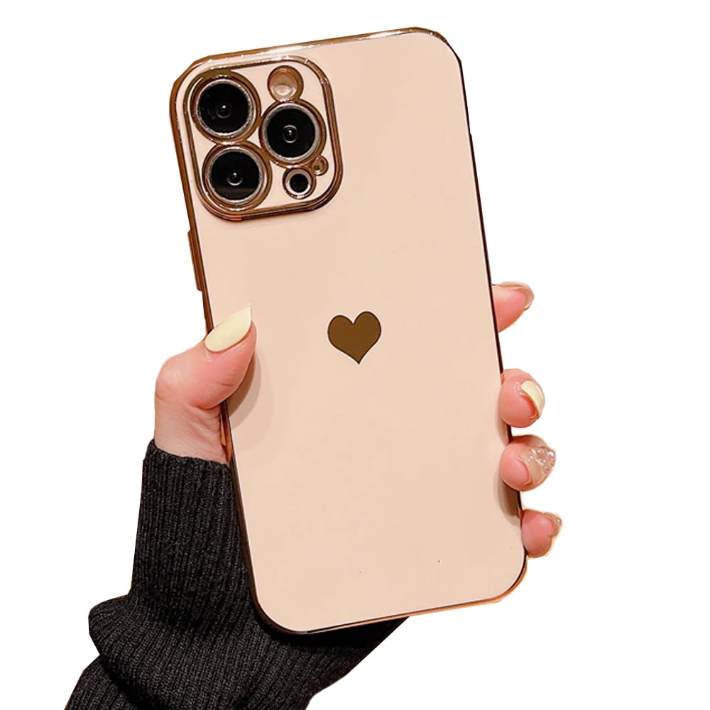 Genérico - Carcasa Corazones Para Iphone 14 Pro Rosado
