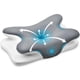 thumbnail image 1 of Almohada cervical Ehomfory ergonómica de espuma viscoelástica gris, 1 of 7