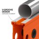 thumbnail image 4 of Nivel Klein Tools 93524MAG 61 cm Magnético con Ranura en V Naranja, 4 of 8