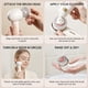 thumbnail image 4 of Cepillo de limpieza facial eléctrico AFEIOFT recargable blanco, 4 of 9