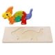 thumbnail image 3 of Rompecabezas De Madera Para Niños Rompecabezas De Dinosaurios De Madera Para Niños Pequeños Parasaurolophus Preescolar, 3 of 5
